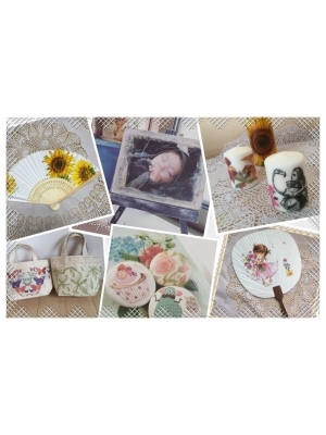 ゆなゆき デコパージュ